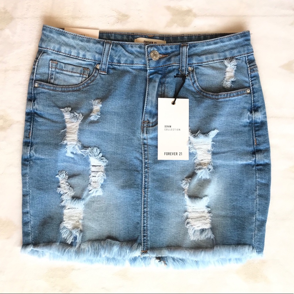 Forever 21 denim skirt